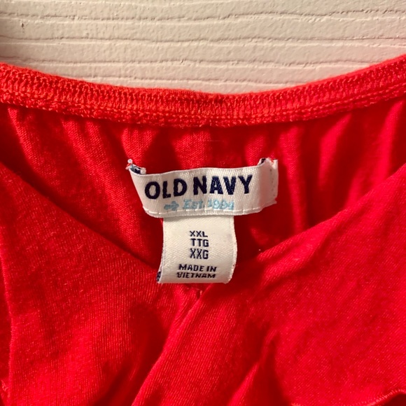 Old Navy Red Ruffle Tank - Picture 3 of 4